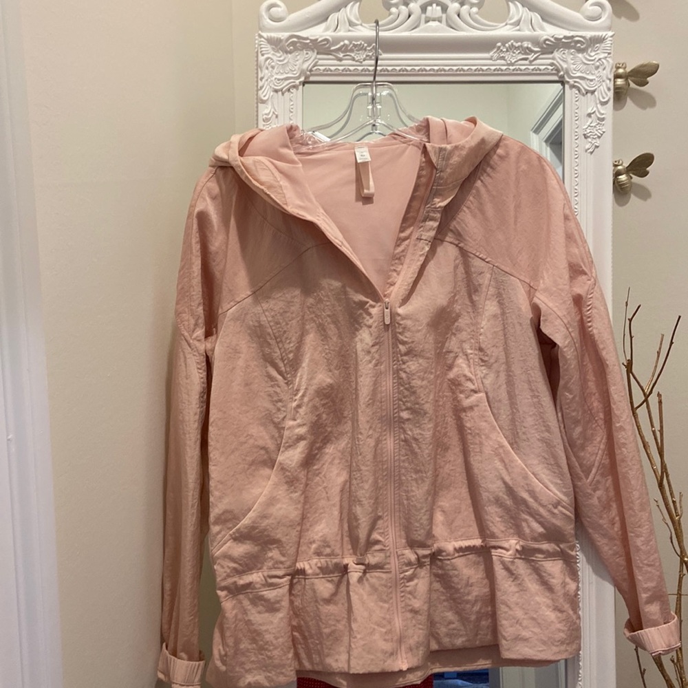 Women's Pink Hooded Jacket